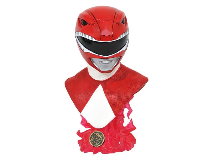 Mighty Morphin Power Rangers Legends in 3D Red Ranger 1/2 Scale NYCC 2021 Exclusive Bust Gallery Image 1