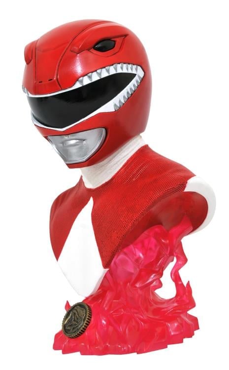 Mighty Morphin Power Rangers Legends in 3D Red Ranger 1/2 Scale NYCC 2021 Exclusive Bust Gallery Image 3