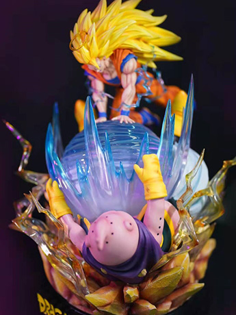 Dragon Ball Z Goku vs Majin Buu 1/6 Scale Limited Edition Statue Gallery Image 2