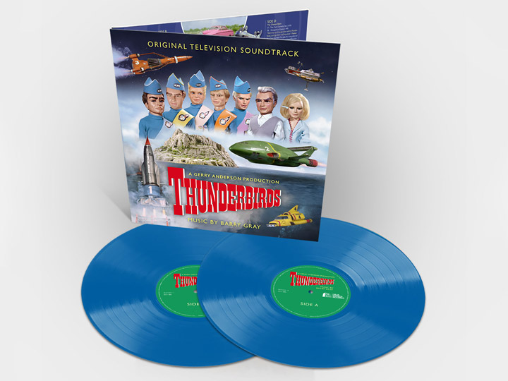 Thunderbirds Original Soundtrack Sky Blue Vinyl 2XLP Gallery Image 1