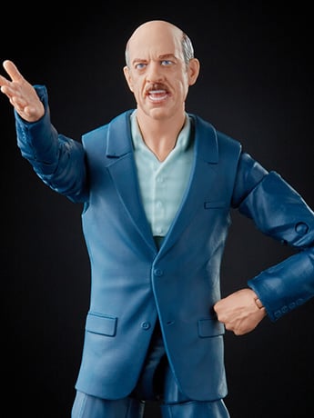 Spider-Man: No Way Home Marvel Legends J. Jonah Jameson Action Figure (Marvel's Armadillo BAF) Gallery Image 2