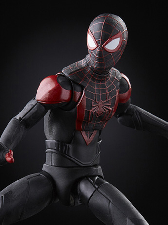 Marvel's Spider-Man: Miles Morales Marvel Legends Miles Morales Action Figure (Marvel's Armadillo BAF) Gallery Image 2