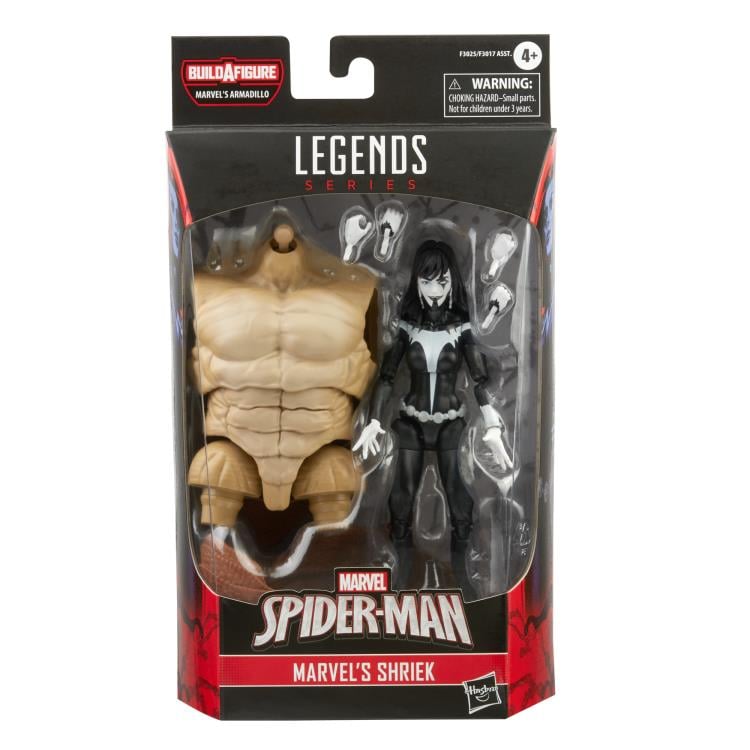 Spider-Man Marvel Legends Marvel's Shriek Action Figure (Marvel's Armadillo BAF) Gallery Image 9