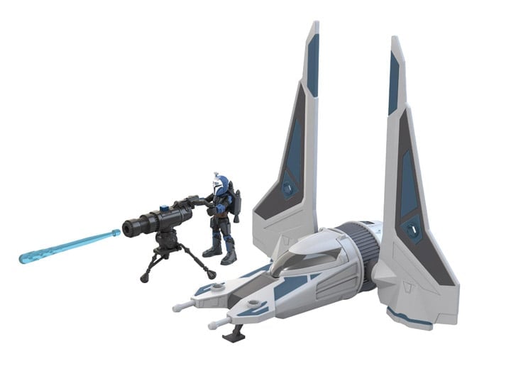 Star Wars Mission Fleet Stellar Class Bo-Katan and Gauntlet Starfighter Gallery Image 1