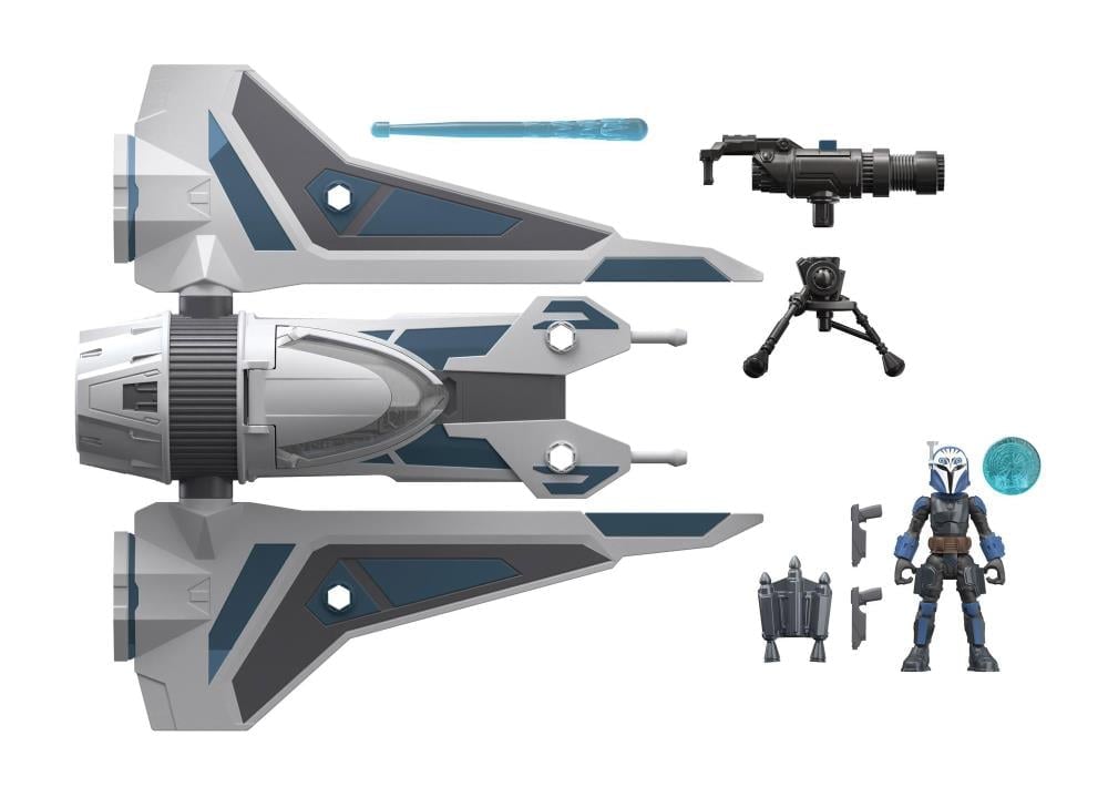Star Wars Mission Fleet Stellar Class Bo-Katan and Gauntlet Starfighter Gallery Image 4