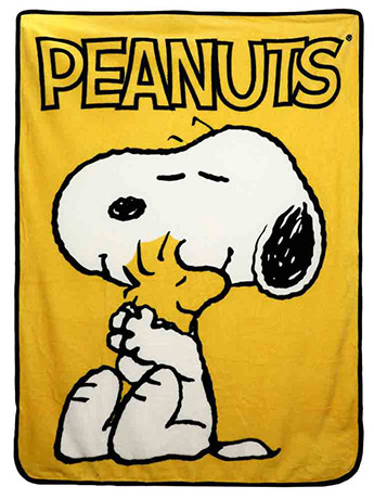 Peanuts Snoopy Fleece Throw Gallery Image 2