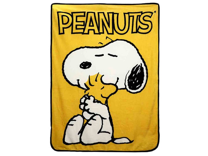 Peanuts Snoopy Fleece Throw Gallery Image 1