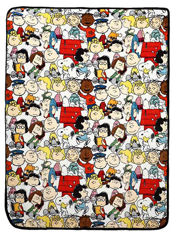 Peanuts Group Fleece Throw Gallery Image 2