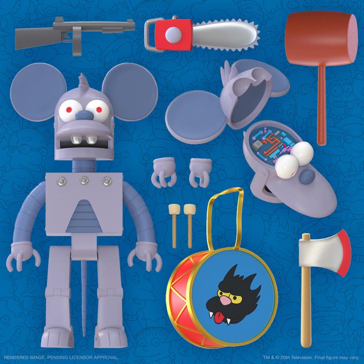 The Simpsons ULTIMATES! Robot Itchy Action Figure Gallery Image 5