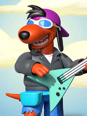 The Simpsons ULTIMATES! Poochie Action Figure Gallery Image 2
