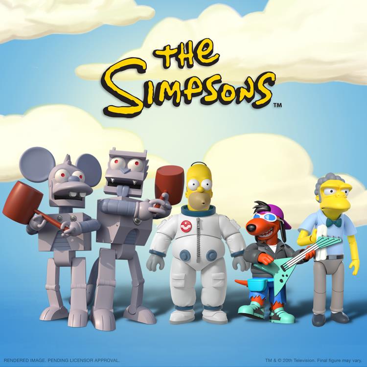 The Simpsons ULTIMATES! Wave 1 Set of 5 Action Figures Gallery Image 3