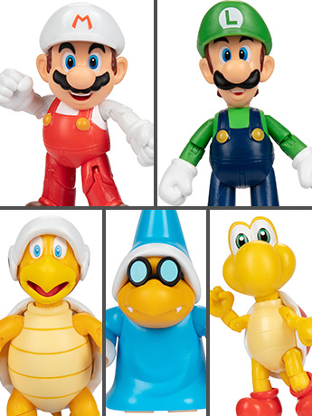 World of Nintendo 4-Inch Scale Wave 25 Set of 5 Figures Gallery Image 2