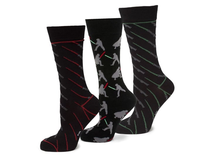 Star Wars Lightsaber Battle Socks Three-Pack Gallery Image 1