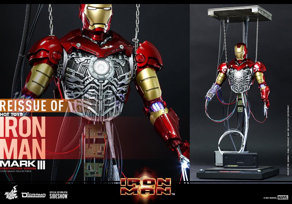 Iron Man DS003 Mark III (Construction Version) 1/6th Scale