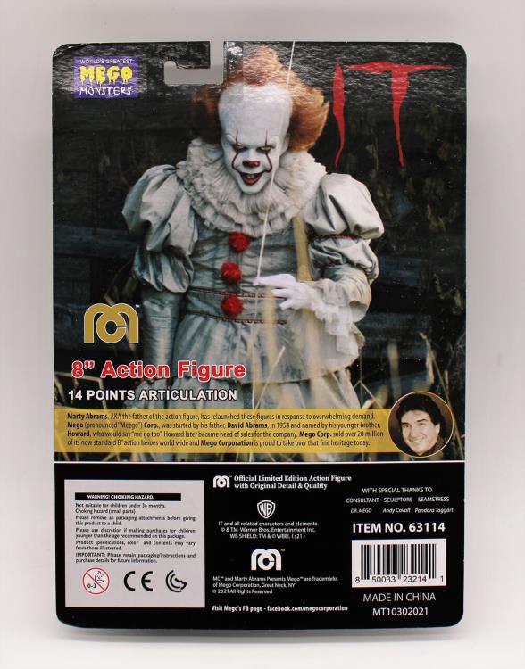 IT Pennywise (2017) 8" Mego Figure Gallery Image 11