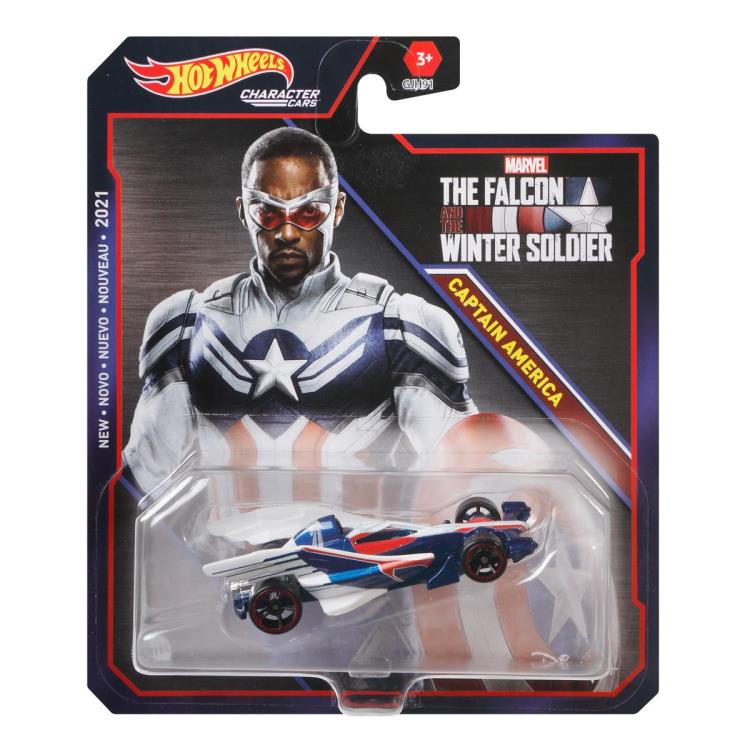 The Falcon and the Winter Soldier Hot Wheels Character Cars Captain America Gallery Image 3