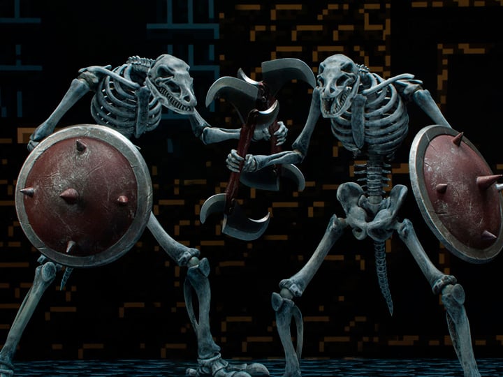 Golden Axe III Dead Frame 1/12 Scale Action Figure Two-Pack Gallery Image 1