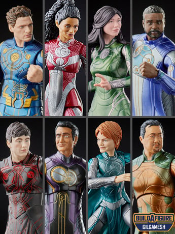 Eternals Marvel Legends Wave 1 Set of 7 Action Figures (Gilgamesh BAF) Gallery Image 2