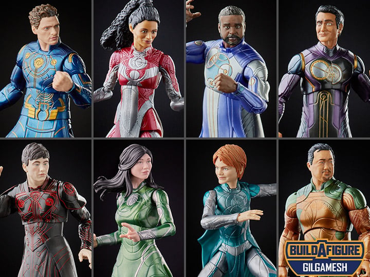 Eternals Marvel Legends Wave 1 Set of 7 Action Figures (Gilgamesh BAF) Gallery Image 1