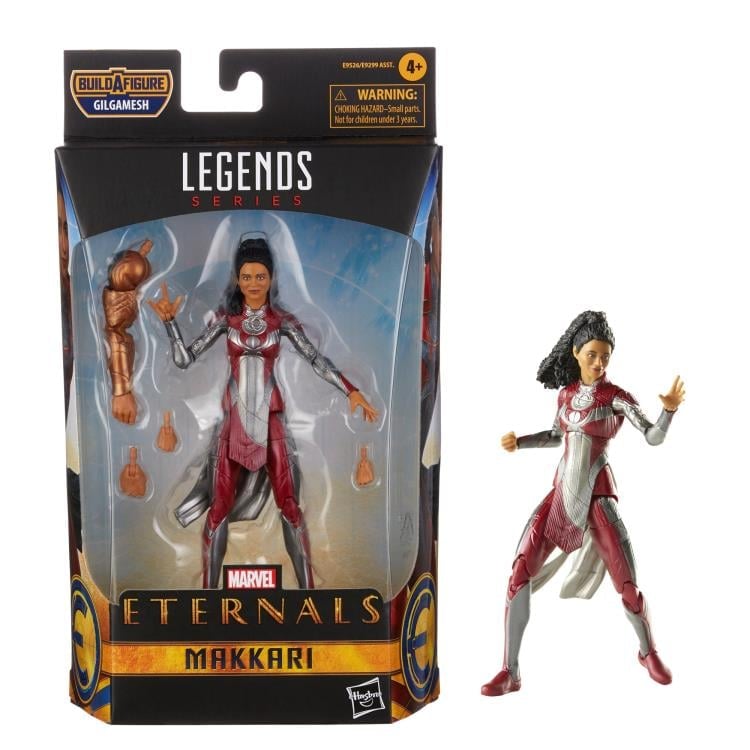 Eternals Marvel Legends Makkari Action Figure (Gilgamesh BAF) Gallery Image 6