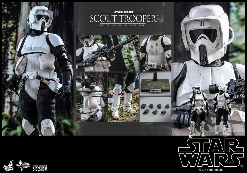 Star Wars: Return of the Jedi MMS611 Scout Trooper 1/6th Scale Collectible Figure Gallery Image 13