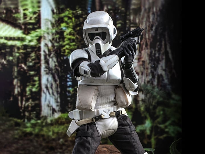 Star Wars: Return of the Jedi MMS611 Scout Trooper 1/6th Scale Collectible Figure Gallery Image 1