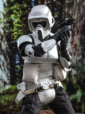 Star Wars: Return of the Jedi MMS611 Scout Trooper 1/6th Scale Collectible Figure Gallery Image 2