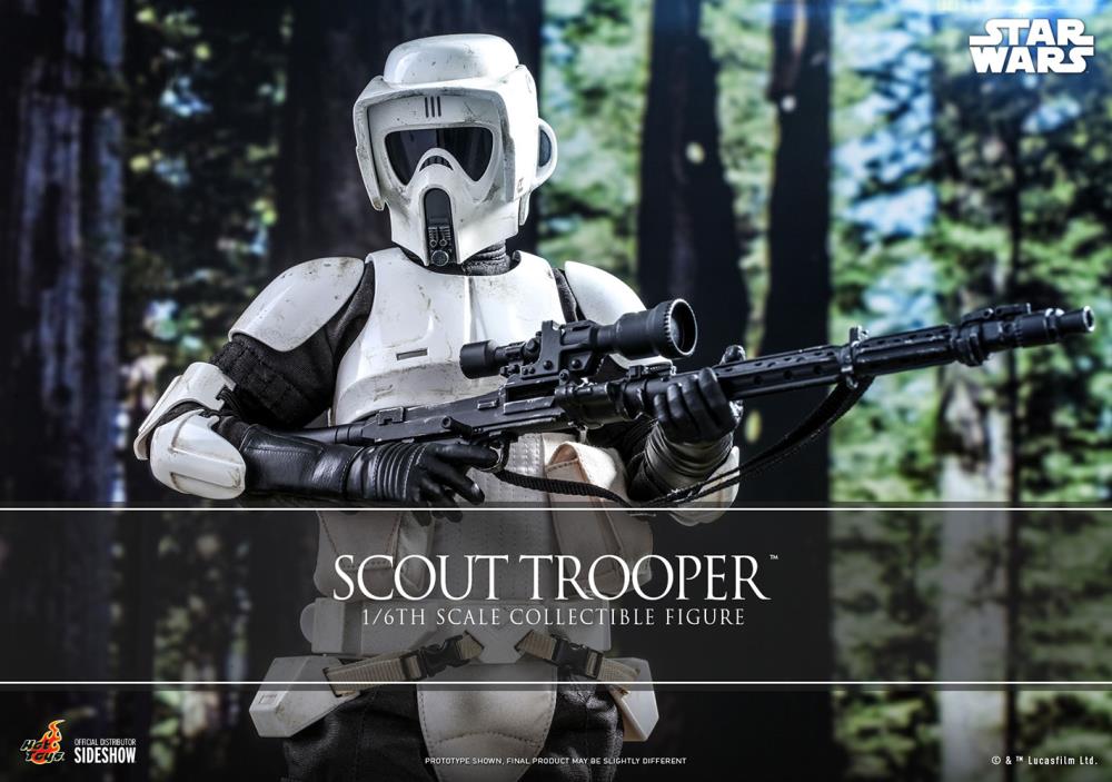 Star Wars: Return of the Jedi MMS611 Scout Trooper 1/6th Scale Collectible Figure Gallery Image 3