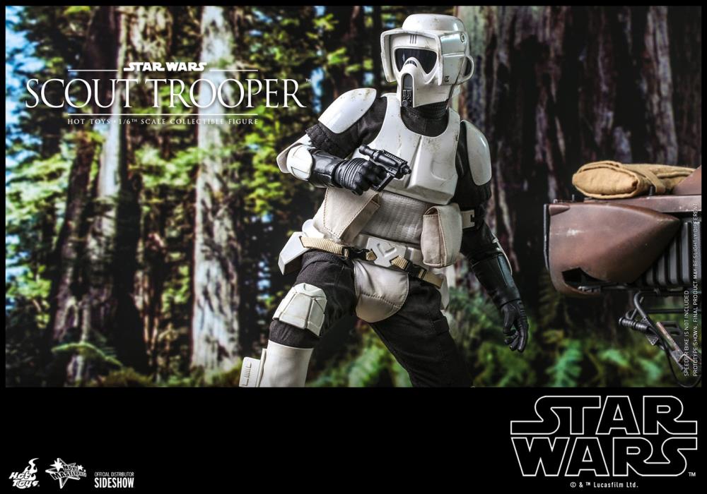 Star Wars: Return of the Jedi MMS611 Scout Trooper 1/6th Scale Collectible Figure Gallery Image 12