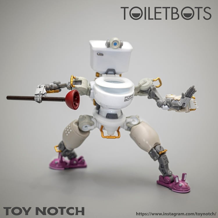 Fun Connection FC-01 Toiletbots 1/12 Scale Figure Two-Pack Gallery Image 8