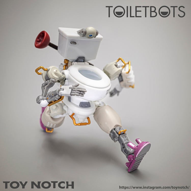 Fun Connection FC-01 Toiletbots 1/12 Scale Figure Two-Pack Gallery Image 5