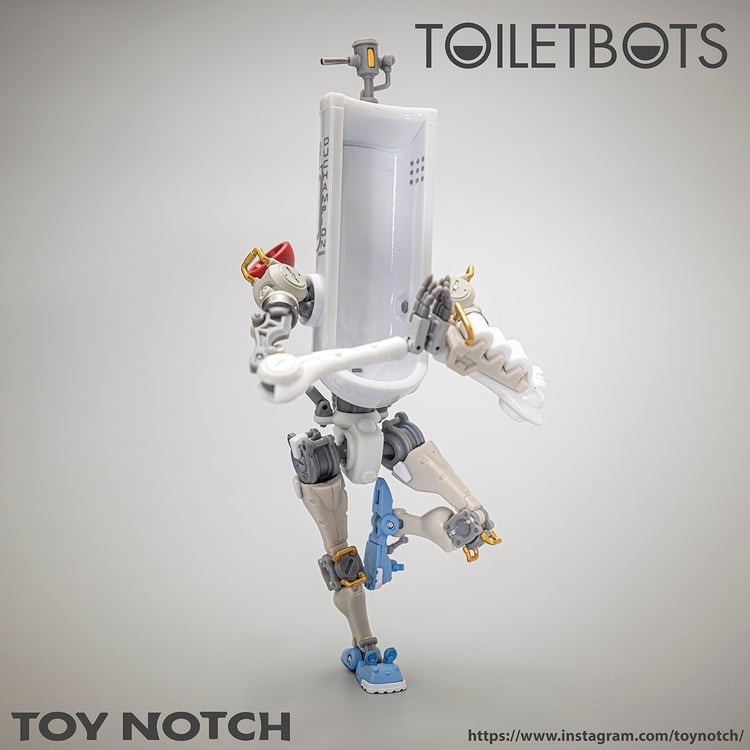 Fun Connection FC-01 Toiletbots 1/12 Scale Figure Two-Pack Gallery Image 9