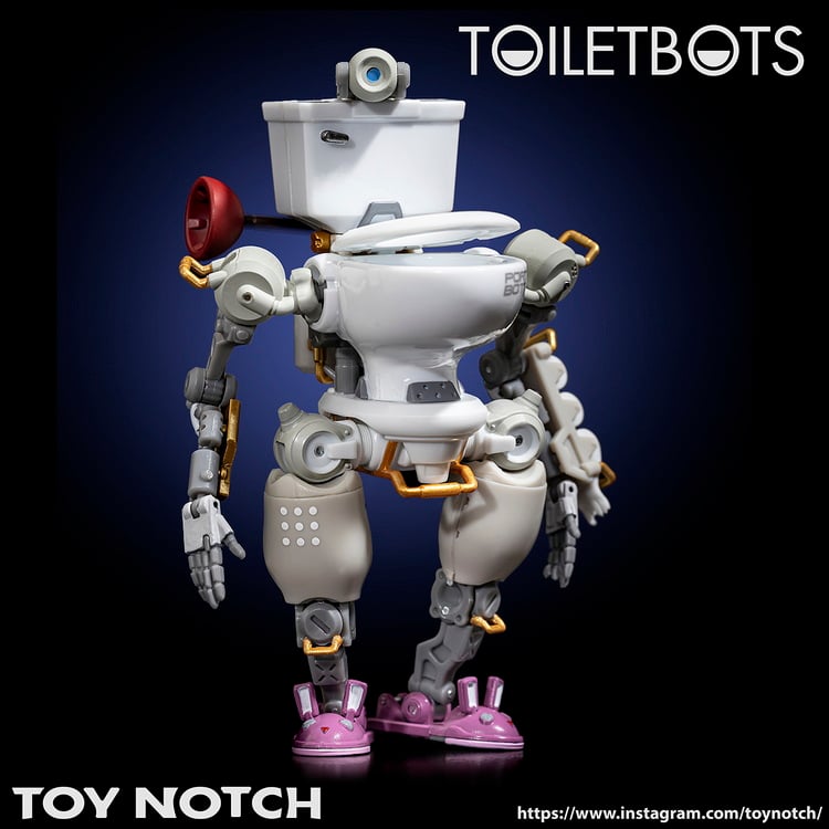 Fun Connection FC-01 Toiletbots 1/12 Scale Figure Two-Pack Gallery Image 14