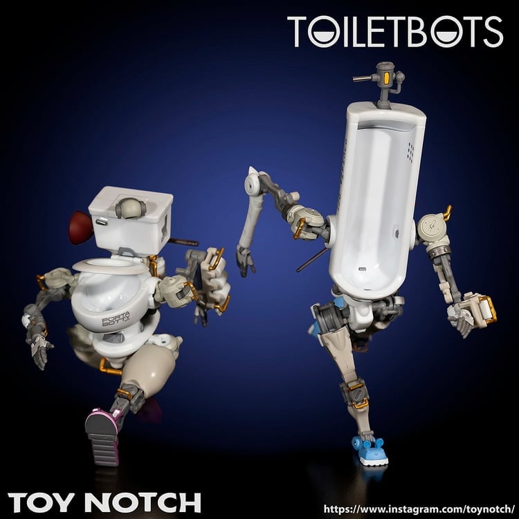 Fun Connection FC-01 Toiletbots 1/12 Scale Figure Two-Pack Gallery Image 17