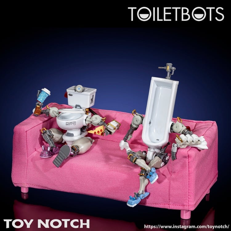 Fun Connection FC-01 Toiletbots 1/12 Scale Figure Two-Pack Gallery Image 18