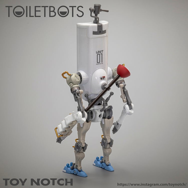 Fun Connection FC-01 Toiletbots 1/12 Scale Figure Two-Pack Gallery Image 12