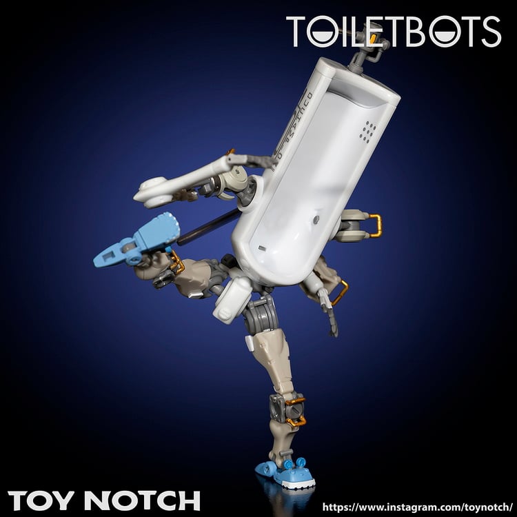 Fun Connection FC-01 Toiletbots 1/12 Scale Figure Two-Pack Gallery Image 15