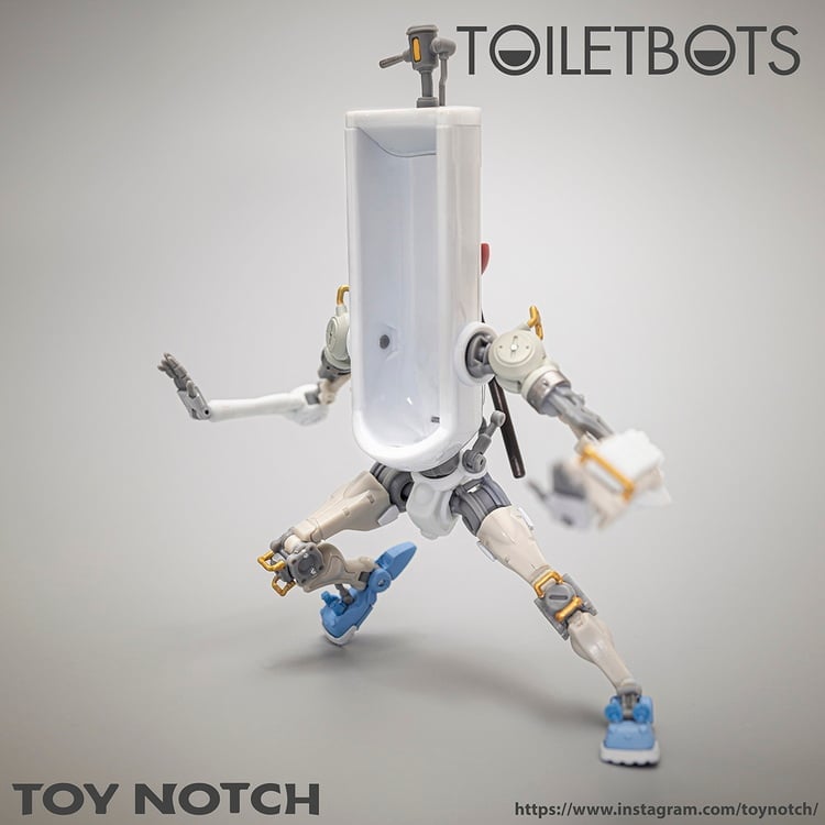 Fun Connection FC-01 Toiletbots 1/12 Scale Figure Two-Pack Gallery Image 10