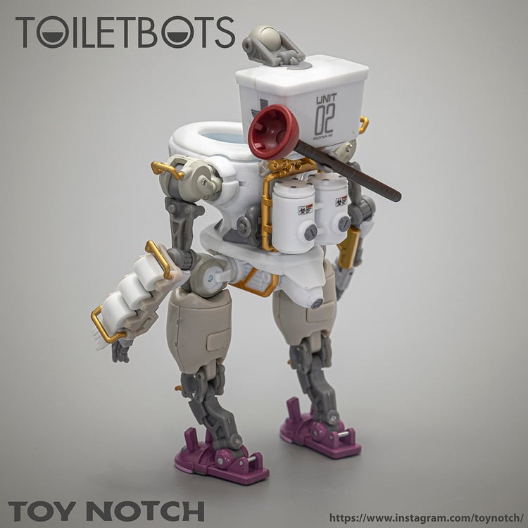 Fun Connection FC-01 Toiletbots 1/12 Scale Figure Two-Pack Gallery Image 7