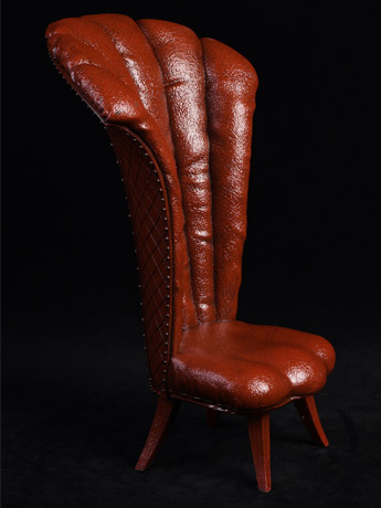 The Queen's Sofa 1/6 Scale Tall Chair (Brown) Gallery Image 2