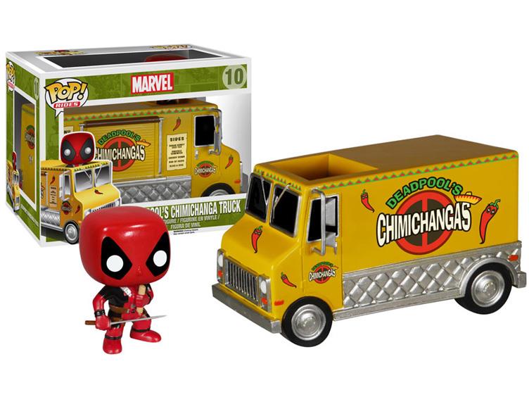 Funko Pop Deadpool Chimichanga — SDCC Metallic