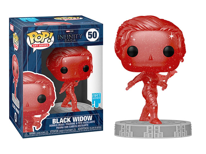 Infinity Saga Pop! Art Series #50 Black Widow (Red) Gallery Image 1