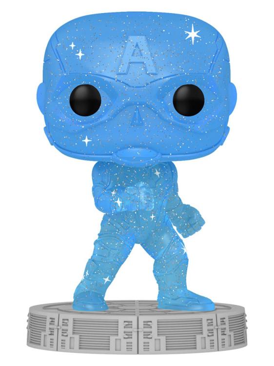 Infinity Saga Pop! Art Series #46 Captain America (Blue) Gallery Image 3