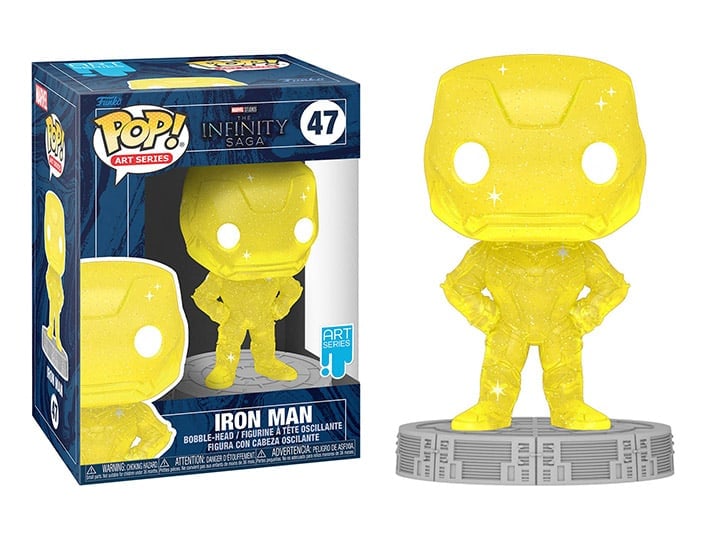 Infinity Saga Pop! Art Series #47 Iron Man (Yellow) Gallery Image 1