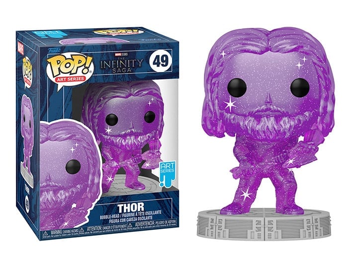 Infinity Saga Pop! Art Series #49 Thor (Purple) Gallery Image 1