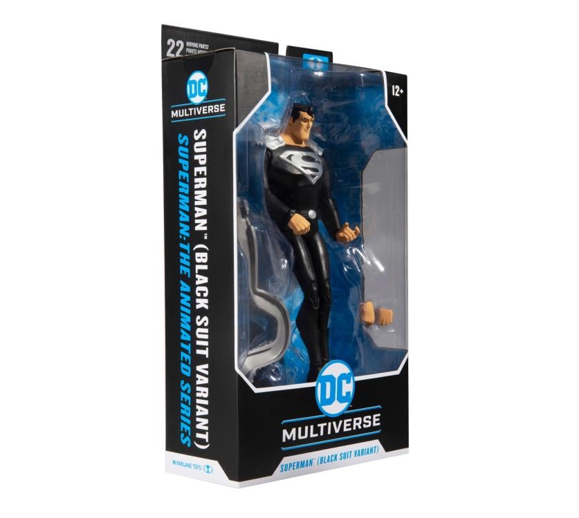Superman: The Animated Series DC Multiverse Superman (Black Suit) Action Figure Gallery Image 11