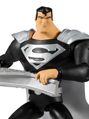 Superman: The Animated Series DC Multiverse Superman (Black Suit) Action Figure Gallery Image 2