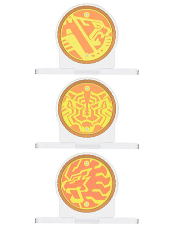 Kamen Rider OOO RaToRaTa Combo Core Logo Display Set Gallery Image 2