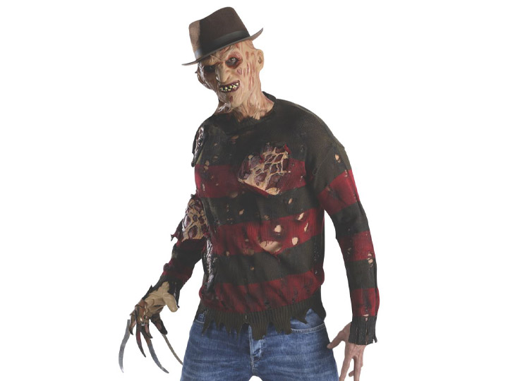 A Nightmare on Elm Street Adult Freddy Krueger Sweater with Burned Flesh Gallery Image 1