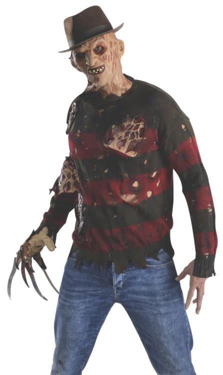 A Nightmare on Elm Street Adult Freddy Krueger Sweater with Burned Flesh Gallery Image 3